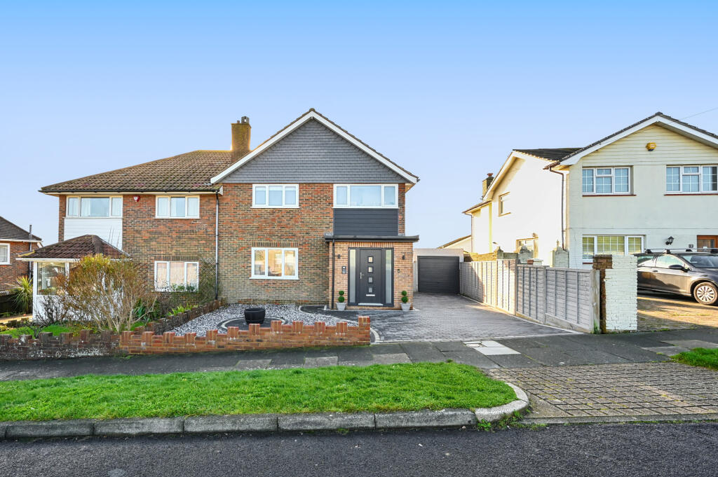 3-bed semi-detached on Lenham Avenue, Rottingdean, Brighton, East Sussex, BN2, £650,000