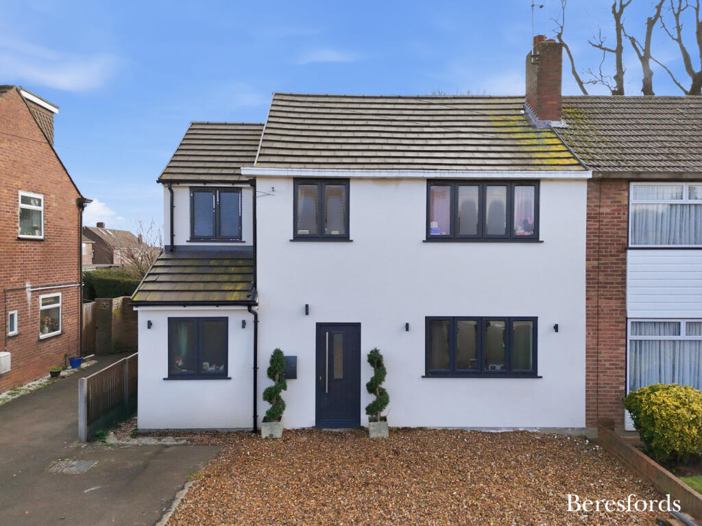 4-bed semi-detached on Whittington Road, Hutton, CM13, £700,000
