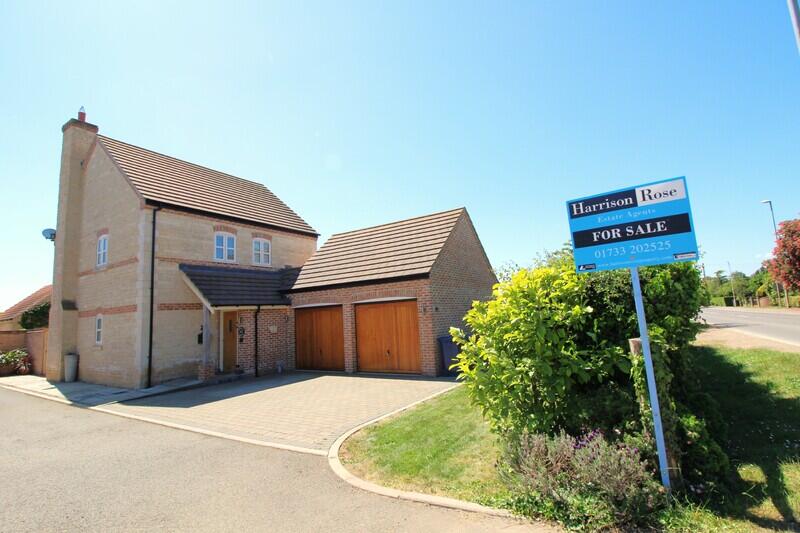 3-bed detached on Coates Road, Coates, Cambs, £350,000