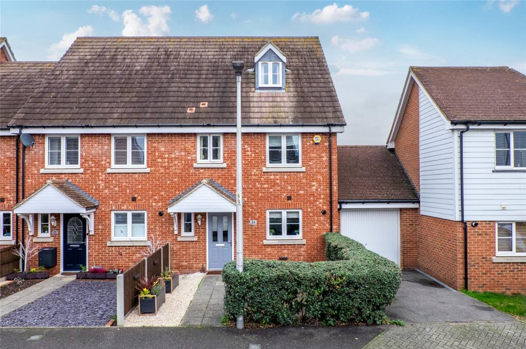 4-bed terraced on Eglington Drive, Wainscott, Rochester, Kent, ME3, £425,000