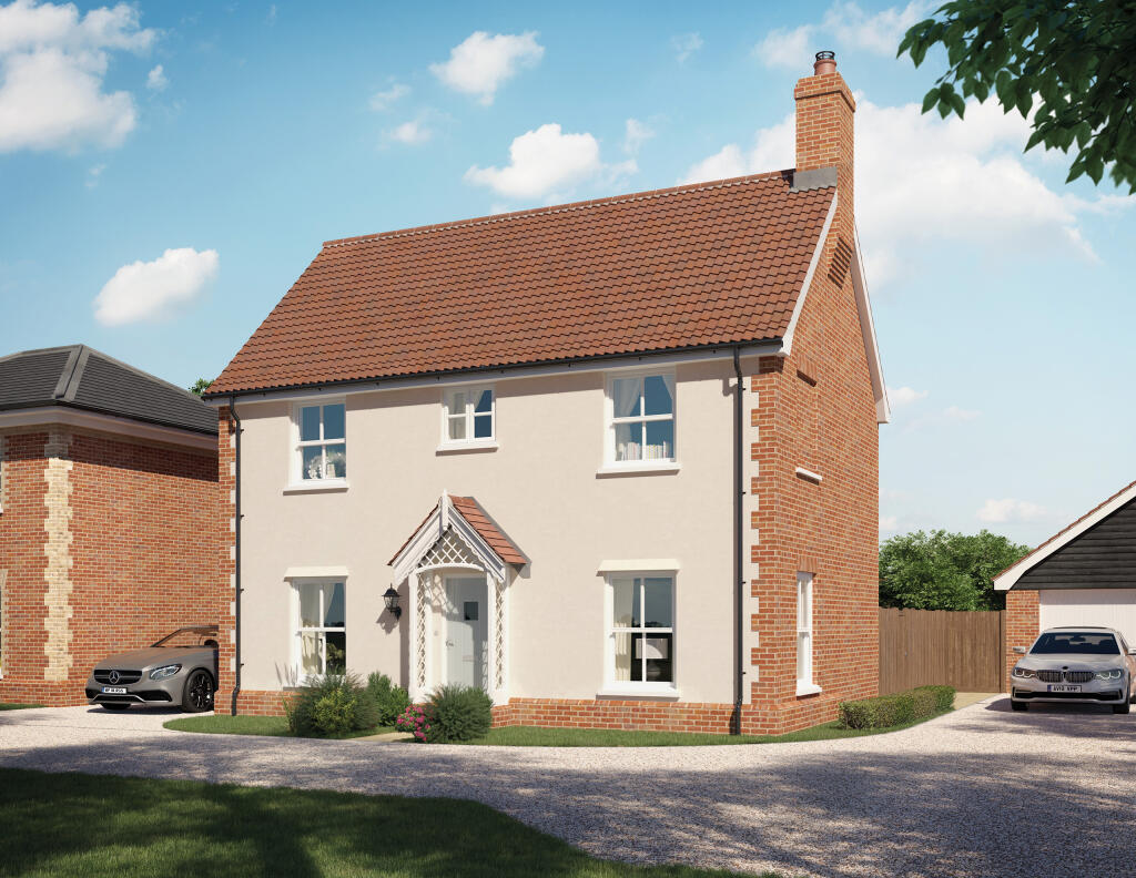 3-bed detached on Queen Elizabeth Way,
Bramford,
Ipswich,
IP8 4GA, £395,000