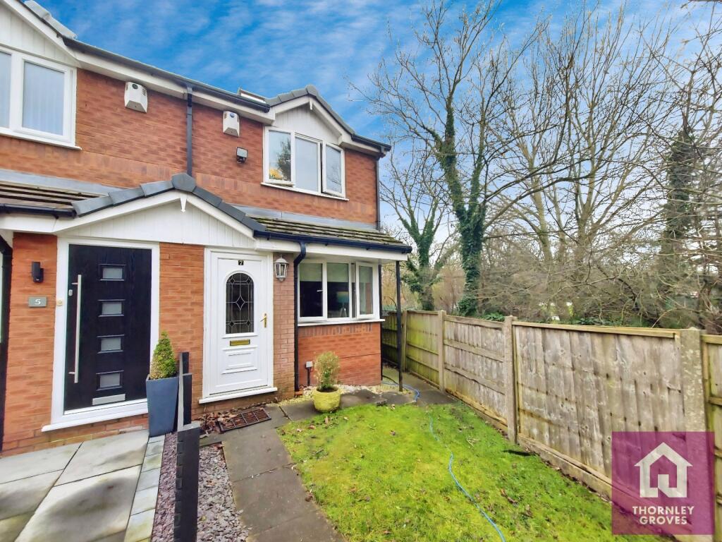 2-bed semi-detached on Wexham Gardens, Platt Bridge, Wigan, WN2, £160,000