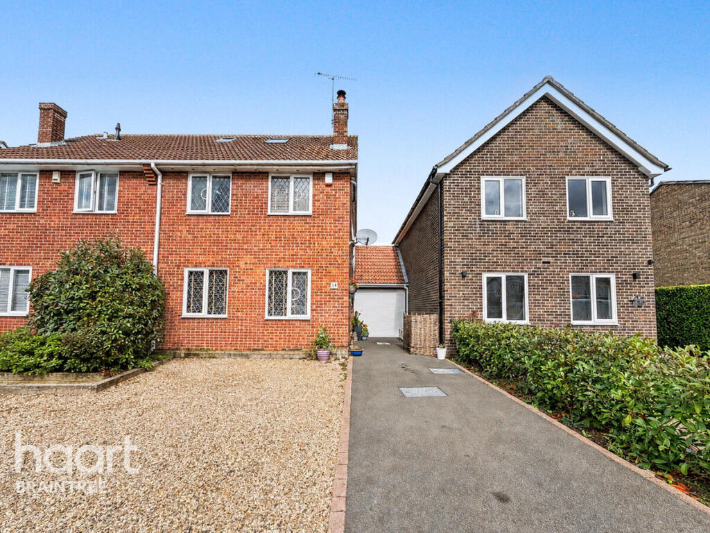 4-bed semi-detached on Kidder Road, Braintree, £375,000