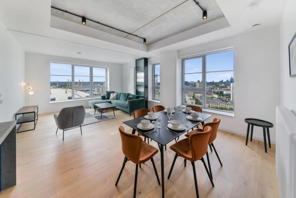 3-bed flat on Douglass Tower, 9 Goodluck Hope Walk, London, E14, £1,050,000