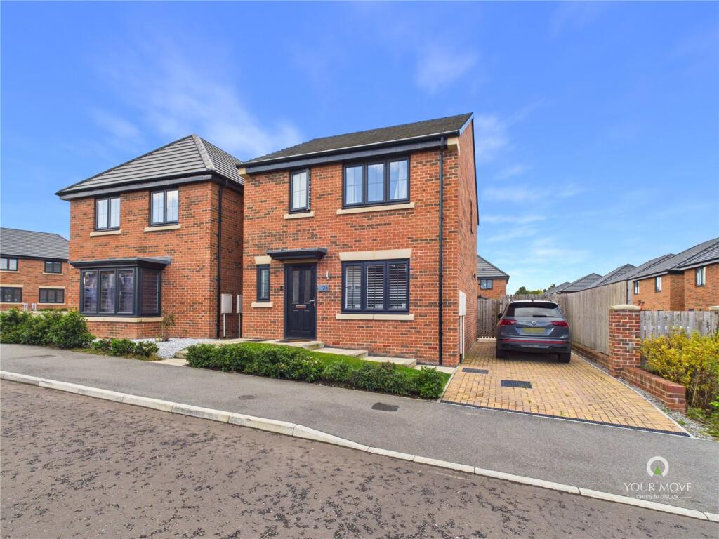3-bed detached on Grayling Way, Ryton, Tyne and Wear, NE40, £250,000