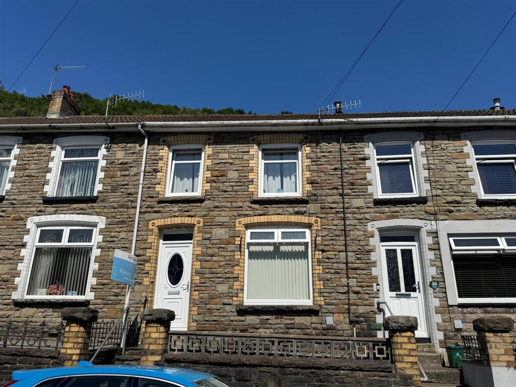 3-bed terraced on Newport Road, Cwmcarn, NP11, £155,000
