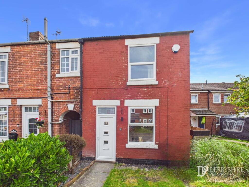 2-bed terraced on Tower Close, Somercotes, DE55, £149,950