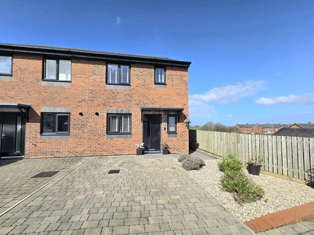3-bed semi-detached on Scholars Close, Marley Hill, Whickham, Gateshead, £230,000