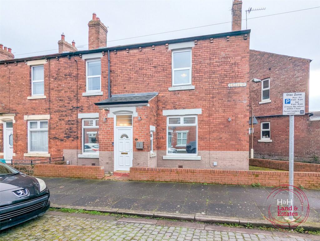 2-bed terraced on 15 Grace Street, Carlisle, Cumbria, £118,000