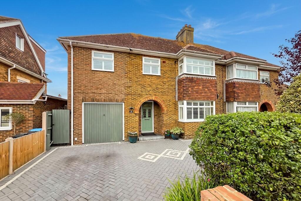 4-bed semi-detached on Albert Road, Rustington, BN16, £535,000