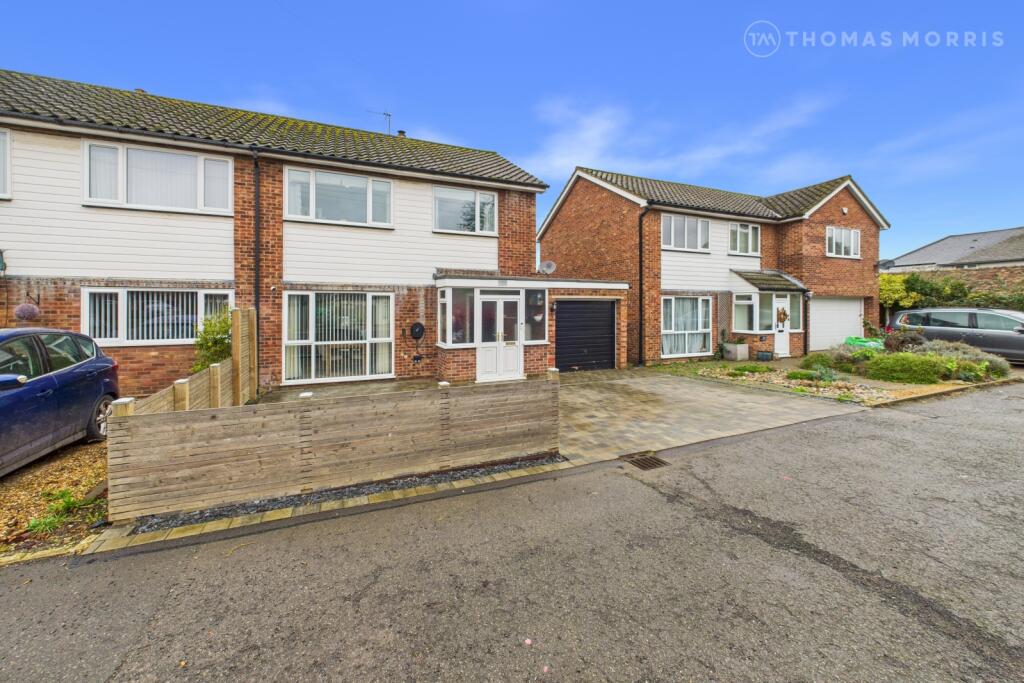 3-bed semi-detached on High Street, Offord Cluny, St. Neots, Cambridgeshire, PE19, £300,000