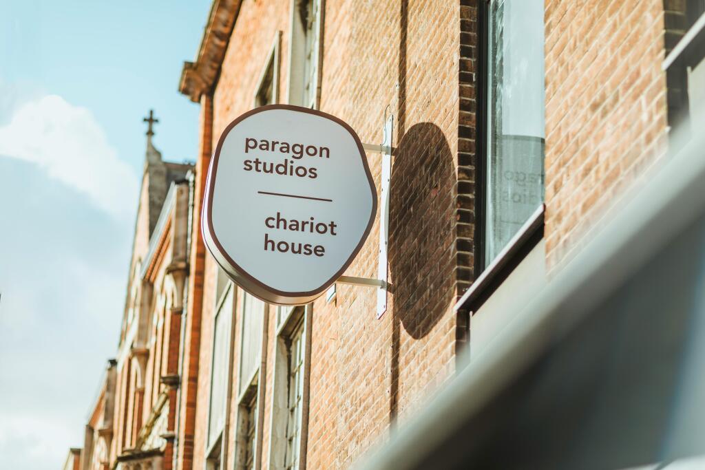 Paragon Studios Exterior Signage