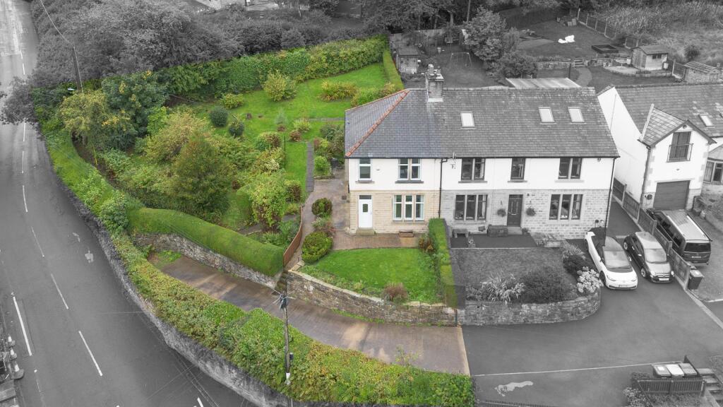 3-bed semi-detached on Greenhill Lane, New Mill, Holmfirth HD9, £250,000