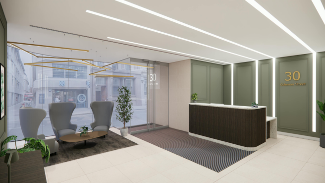 30 Coleman St Reception_View 1B_Wenge.png