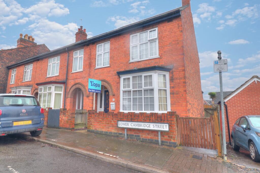 3-bed terraced on Lower Cambridge Street, Loughborough, LE11, £250,000