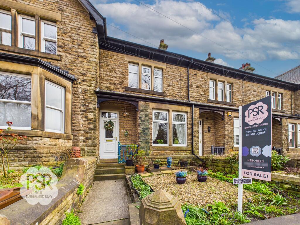 2-bed terraced on Church Road, New Mills, SK22, £310,000