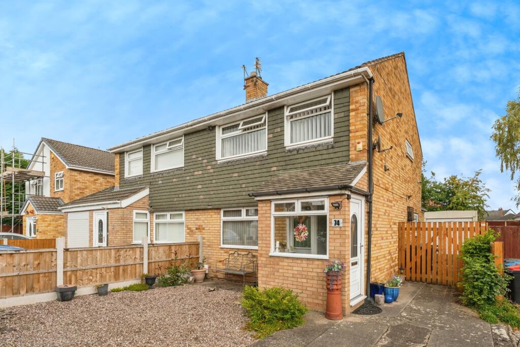 3-bed semi-detached on Starbeck Drive, Little Sutton, Ellesmere Port, Cheshire, CH66, £230,000