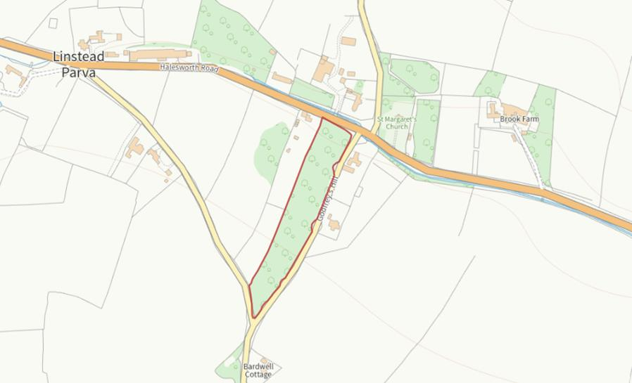 Main image of property: 3.07AC (1.25HA) Land South of Halesworth Road, Chediston