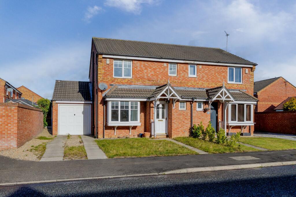3-bed semi-detached on Bede Close, Holystone, NE12, £220,000