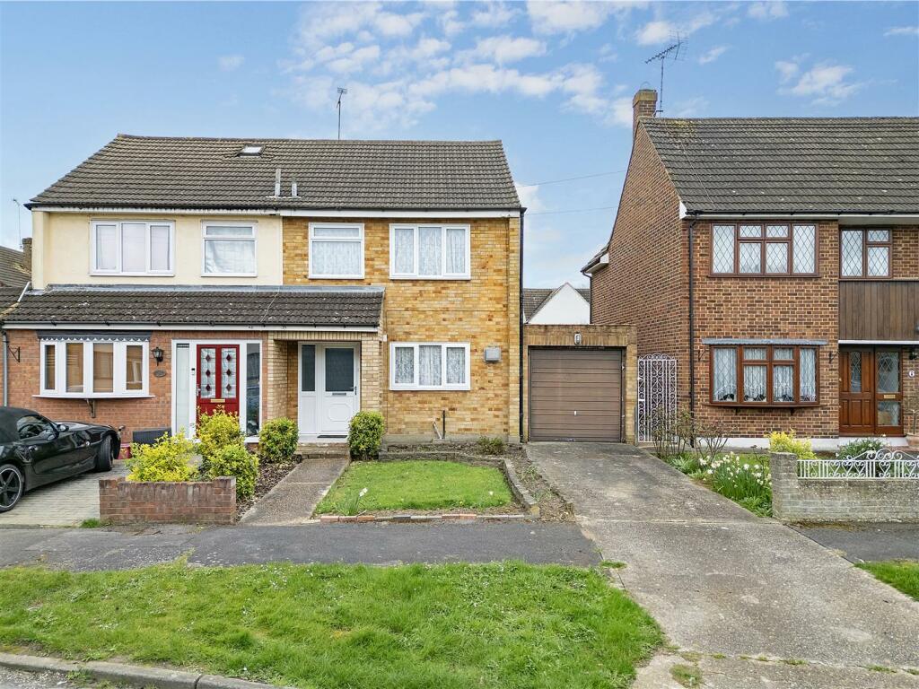 3-bed semi-detached on Karen Close, Brentwood, £450,000