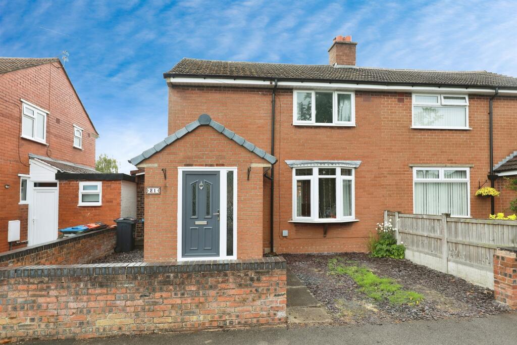 2-bed semi-detached on Mount Pleasant Road, Davenham, Northwich, £230,000