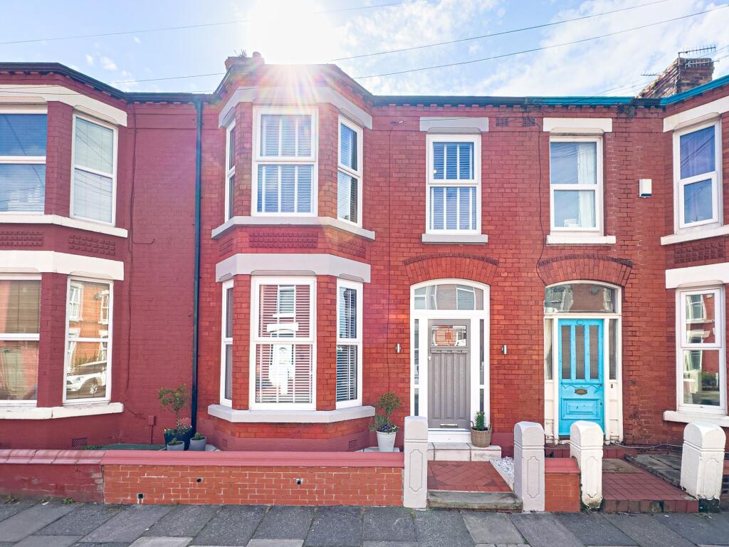 3-bed terraced on Barndale Road, Liverpool, L18, £375,000