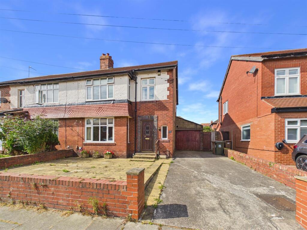 3-bed semi-detached on Grasmere Crescent, Whitley Bay, £450,000