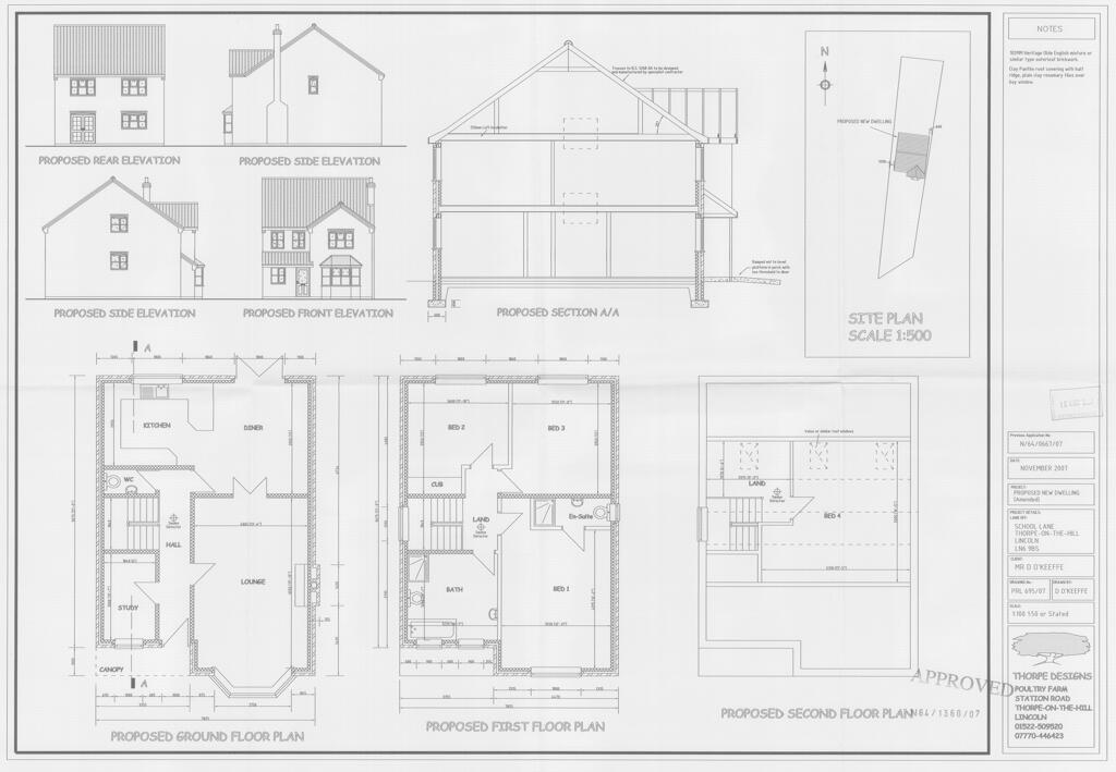 3.34 acre Building Plot, Off School Lane, Thorpe on the Hill, LN6 9BN - View 5