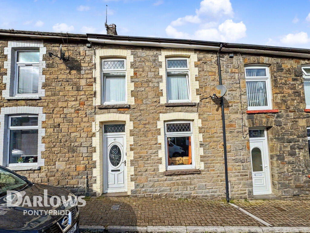 2-bed terraced on Mary Street, Pontypridd, £130,000