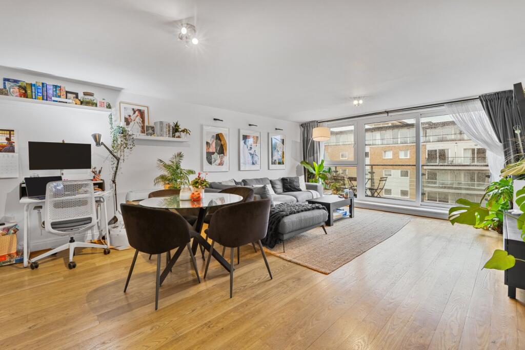2-bed flat on Anchor House, 
Smugglers Way, SW18, £550,000