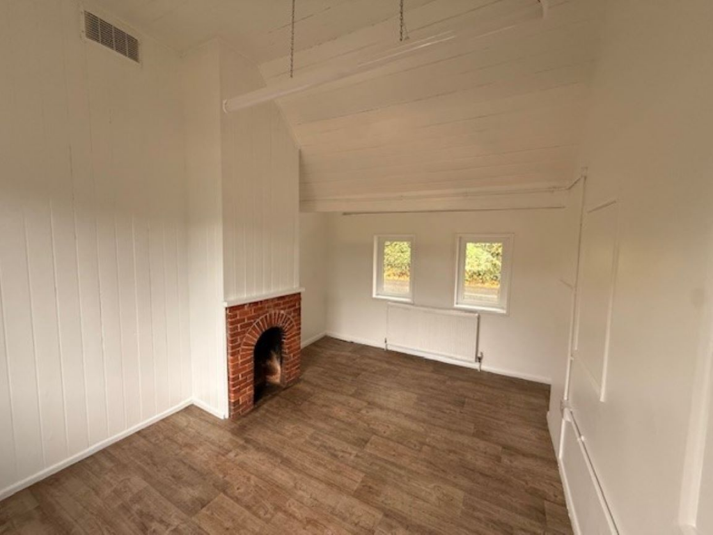 The front of an arch.