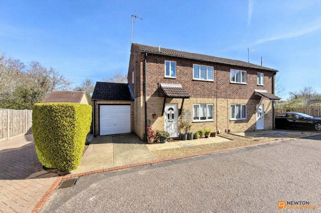 3-bed semi-detached on Kingfishers, Orton Wistow, Peterborough, PE2, £270,000