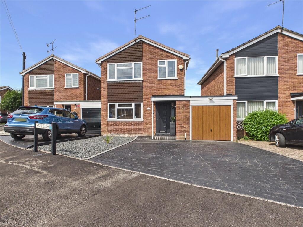3-bed detached on Hazel Close, Droitwich Spa, Worcestershire, WR9, £325,000