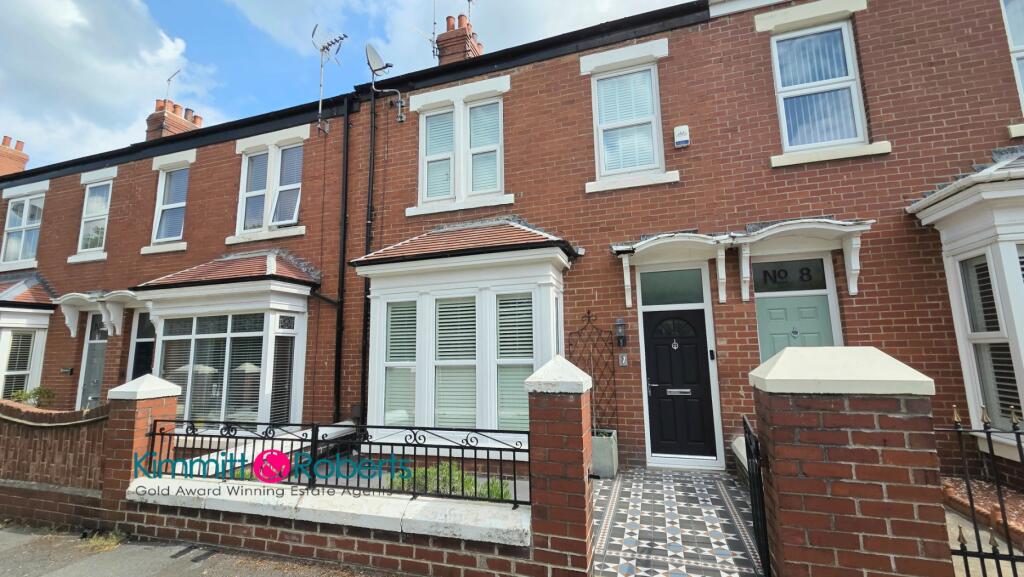 3-bed terraced on Queen Street, Seaham, Durham, SR7 7SR, £250,000