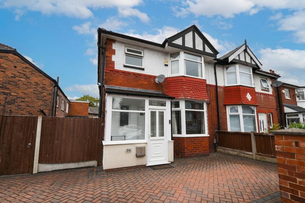 3-bed semi-detached on Burnside Avenue, Salford, M6, £280,000