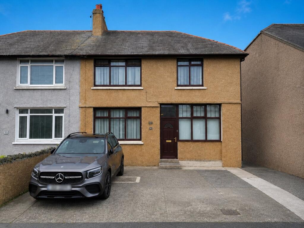 4-bed semi-detached on Min Y Mor Road, Holyhead, Isle of Anglesey, LL65, £289,950