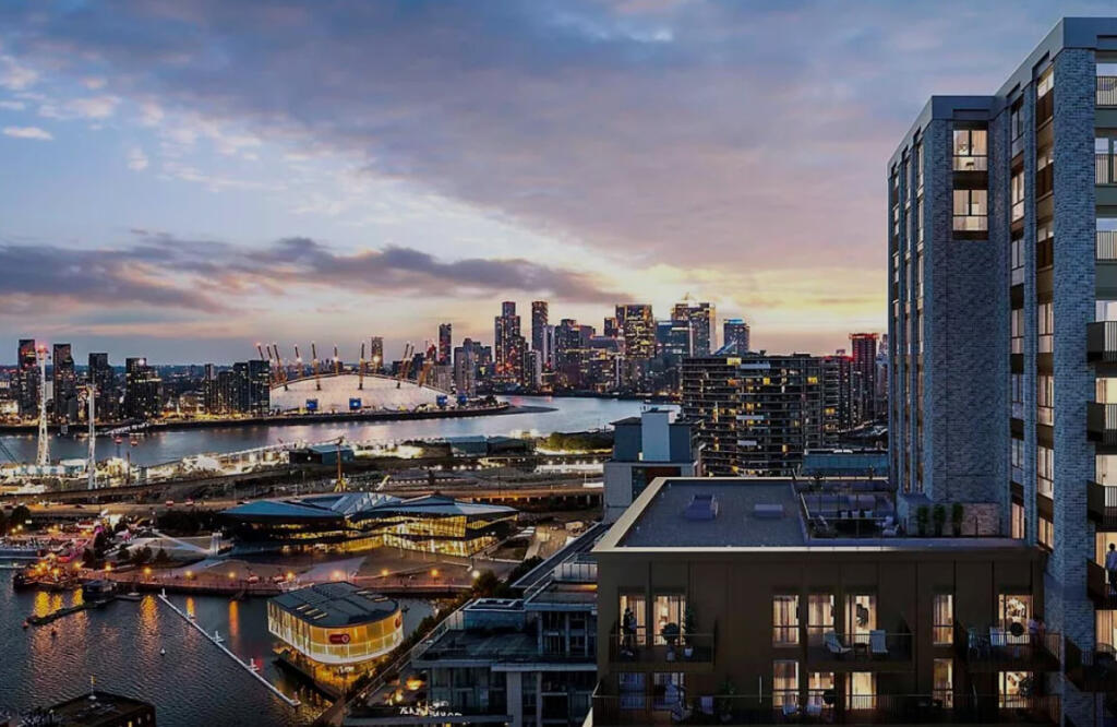 2-bed flat on Queens Cross, Royal Eden Docks, Custom House, London, E16, £699,000