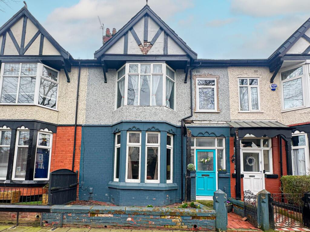 4-bed terraced on Elm Vale, Liverpool, L6, £230,000