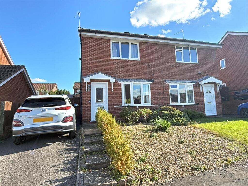 2-bed semi-detached on Steepside, Radbrook, Shrewsbury, £215,000