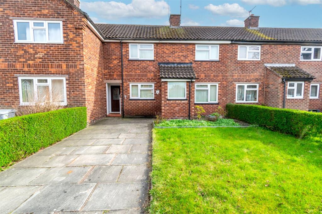2-bed terraced on Queens Drive, Middlewich, £135,000