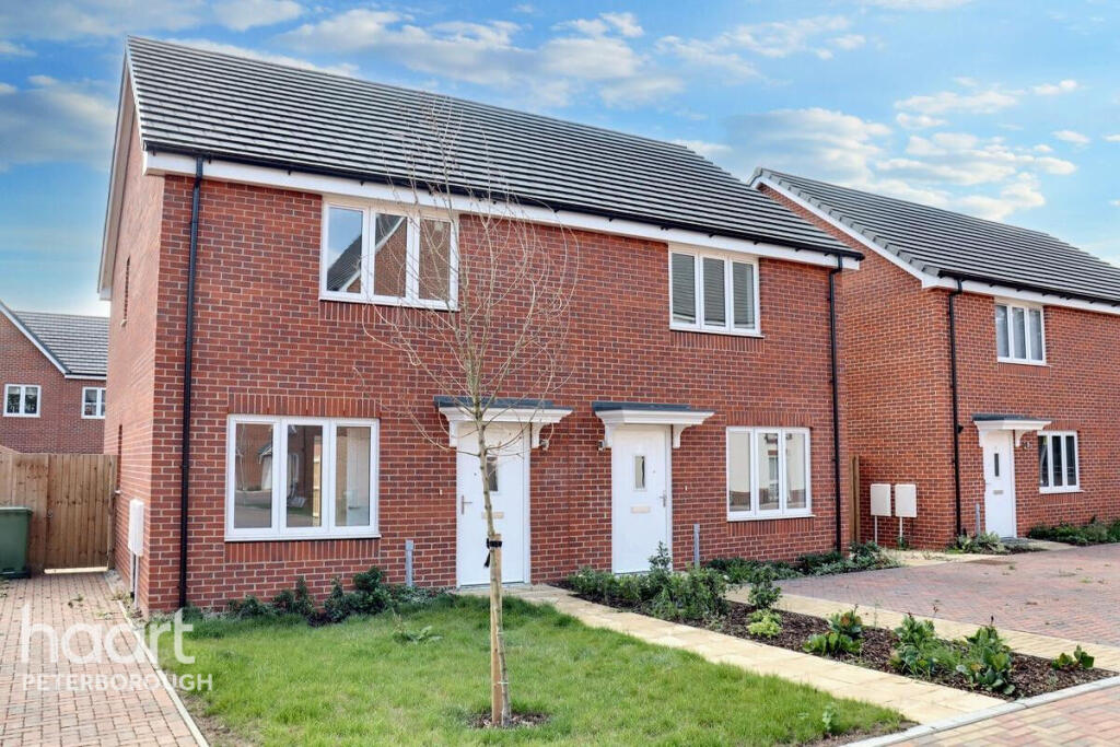 2-bed semi-detached on Gloucester Gardens, Peterborough, £137,500