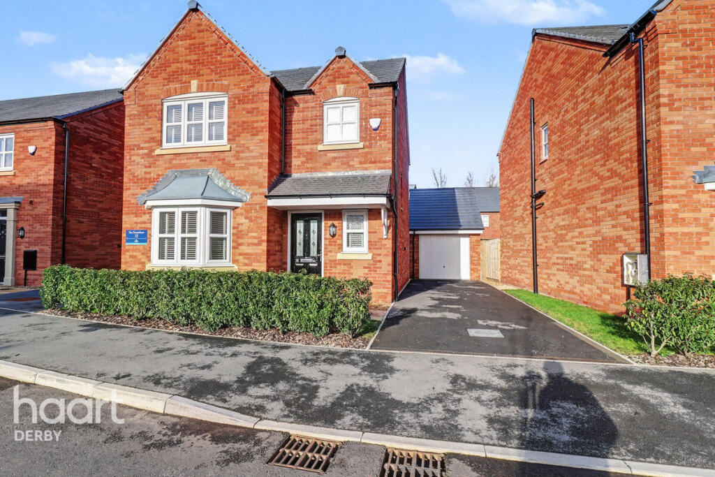 3-bed detached on Lucas Lane, Derby, £344,750