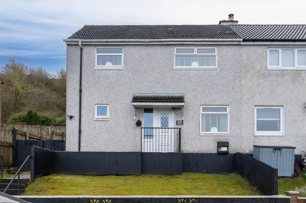 3-bed semi-detached on Forfar Road, Greenock, PA16, £110,000