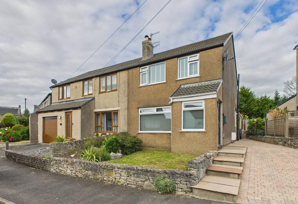 3-bed semi-detached on Grasmere Crescent, Kendal, LA9, £325,000