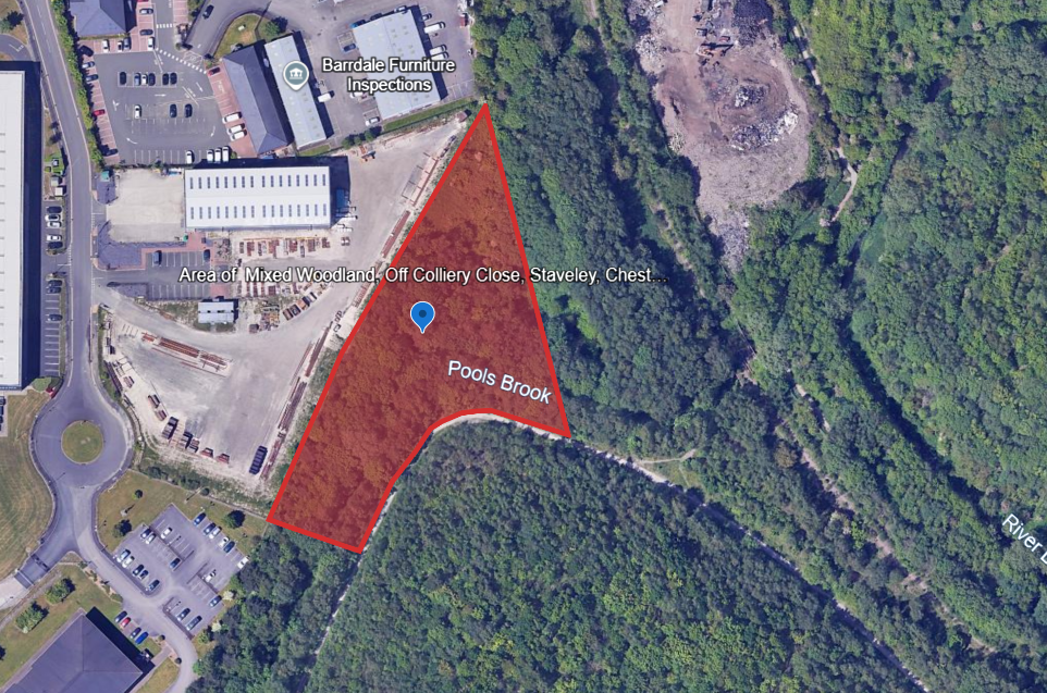 Main image of property: Area of Mixed Woodland, Off Colliery Close, Staveley, Chesterfield, Derbyshire S43 3QE