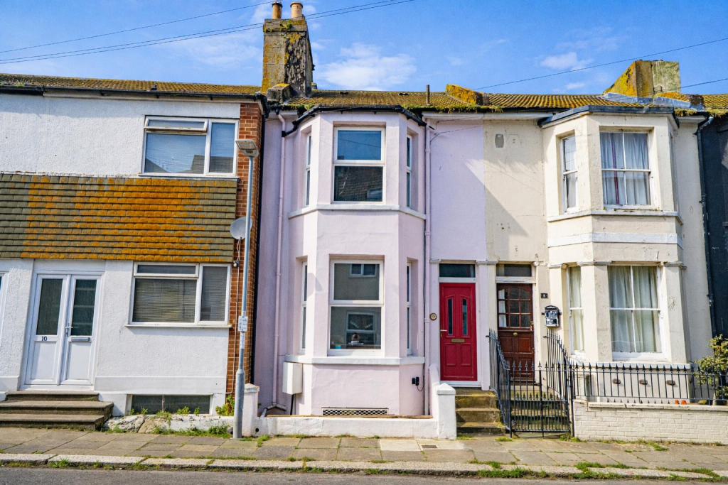 2-bed terraced on Gladstone Terrace, Hastings, £325,000