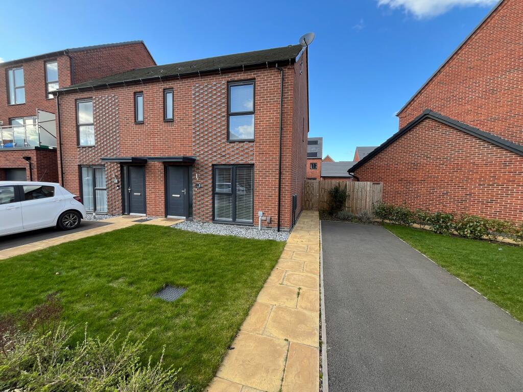 3-bed semi-detached on Thyme Street, Branston, Burton-on-Trent, DE14, £245,000