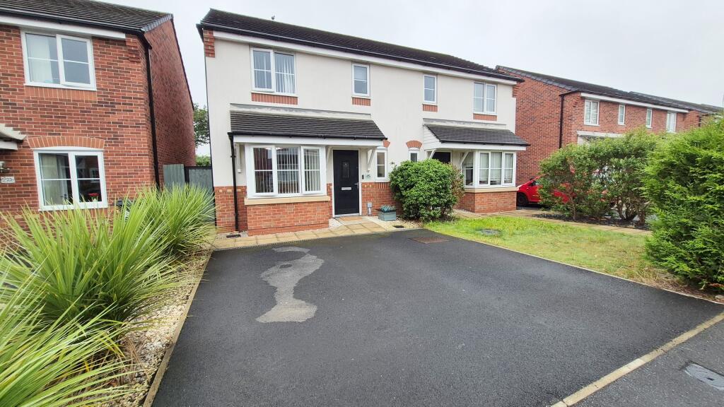 3-bed semi-detached on Harbridge Road, Broughton, Chester, Cheshire, £164,500