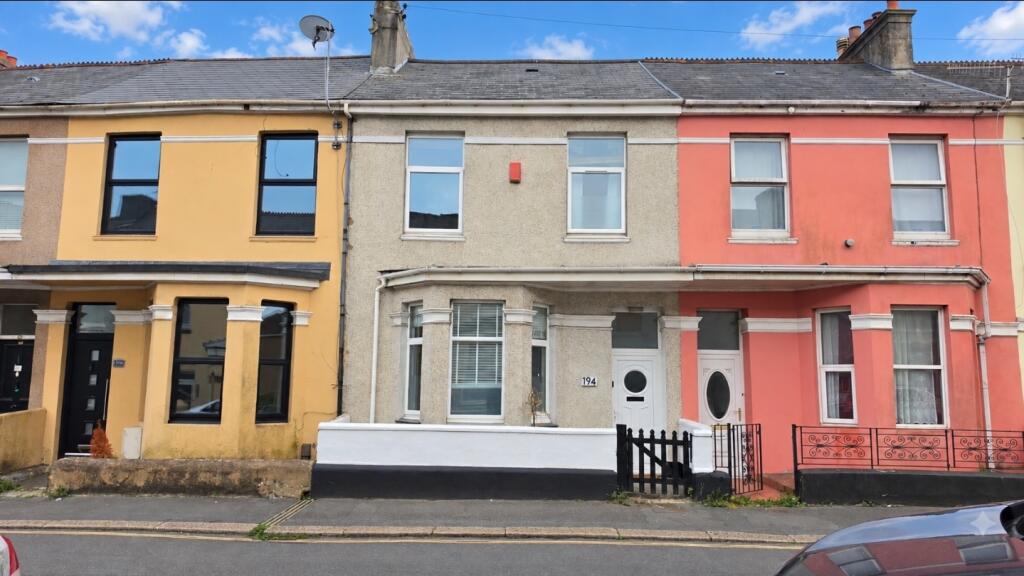 4-bed terraced on Grenville Road, Plymouth, PL4, £220,000