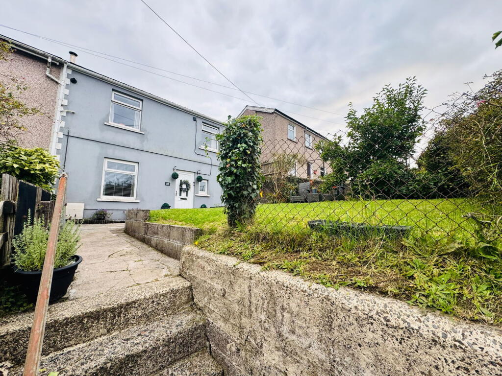 3-bed semi-detached on Llan Road, Maesteg, Llangynwyd, CF34 9TD, £160,000